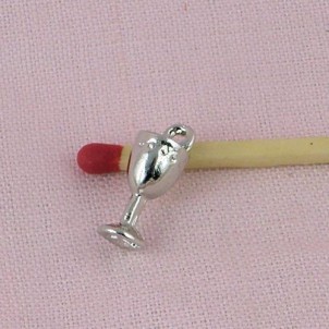 Coquetier miniature Dinette breloque charm, pendentif 12 mm.