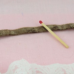 Velvet ribbon stretchable, 10mm, 1cm