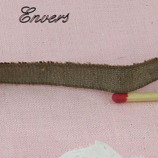 Velvet ribbon stretchable, 10mm, 1cm
