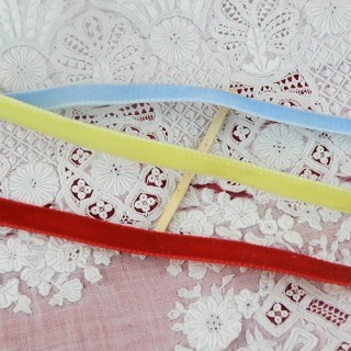 Velvet luxurous 7 mms ribbons