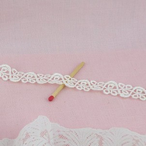 Triangle lace trim, cluny cotton lace 18 mm, 18 mms.