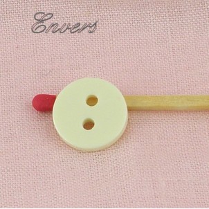 3 Vintage overcoat Bleuette two holes buttons card.