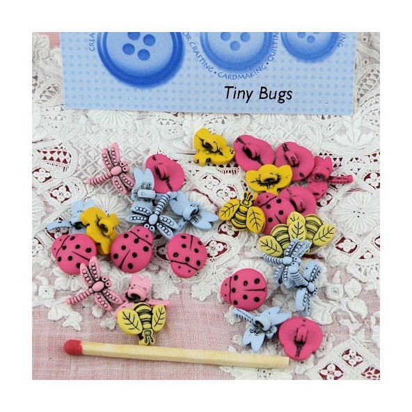 Bouton insectes miniatures Dress it up