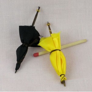 Umbrellas miniature for doll house 6 cms.