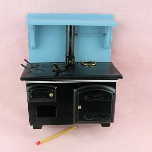 Wood-burning stove, dollhouse kitchen