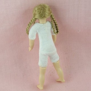 Miniature teenager character doll 1/12, luxurous and articuled