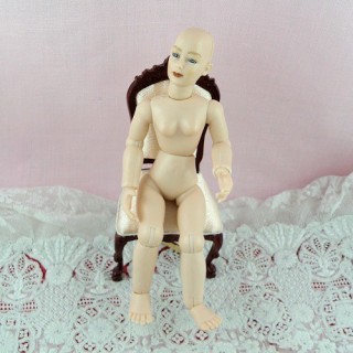 Miniature character doll 1/12, luxurous and articuled