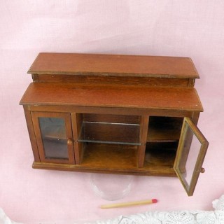 Wooden Bar miniature dollhouse kitchen furnitures.