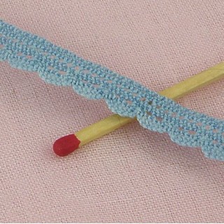 Stretch Cotton lace 1 cm sell by meter