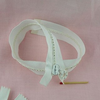 Separate Snap tape with Rhinestone, 40 cms.