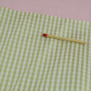 Silk fabric Vintage Checked fabric, sell by square, doll clothes.