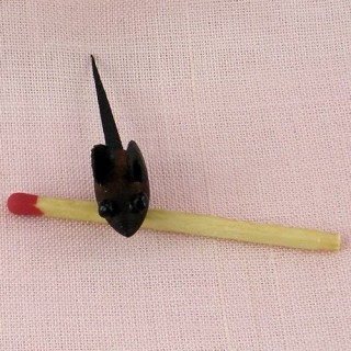 Wooden Mouse miniature 3 cm, 