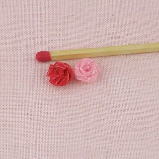 Rose en ruban fleur à coudre