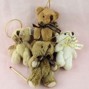 Small plush Bear jointed 8 cms