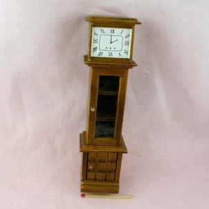 Horloge grand-père de parquet miniature maison poupée