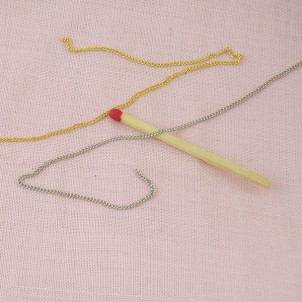 Small loop cable chain jewelry making by meter