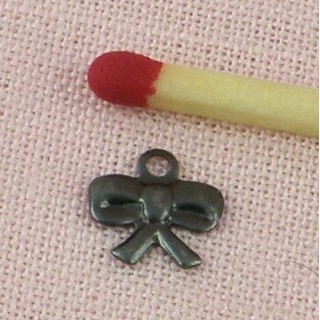 Breloque Noeud métal minuscule 8 mm