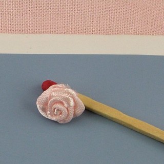 Small ribbon rose, fabric rose 10 mms