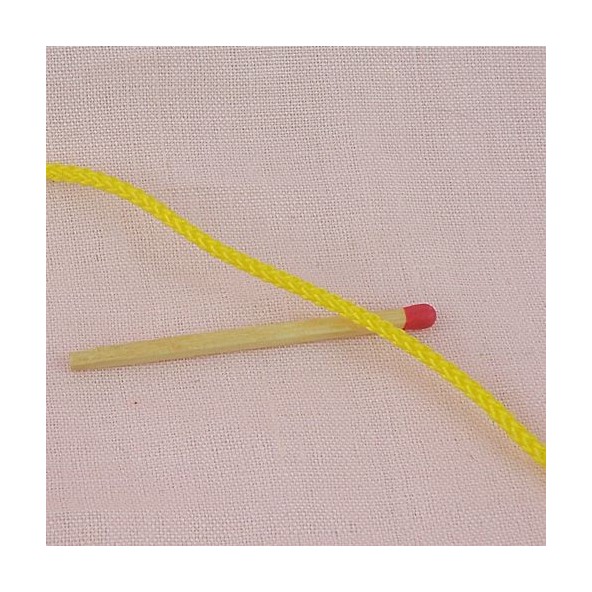 Knitted  cotton cord for jewelry, anorak, 4 mms, 