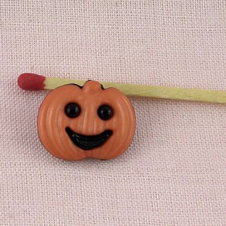 Halloween pumpkin button