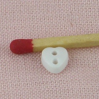 Mini corazones botones 6 mm