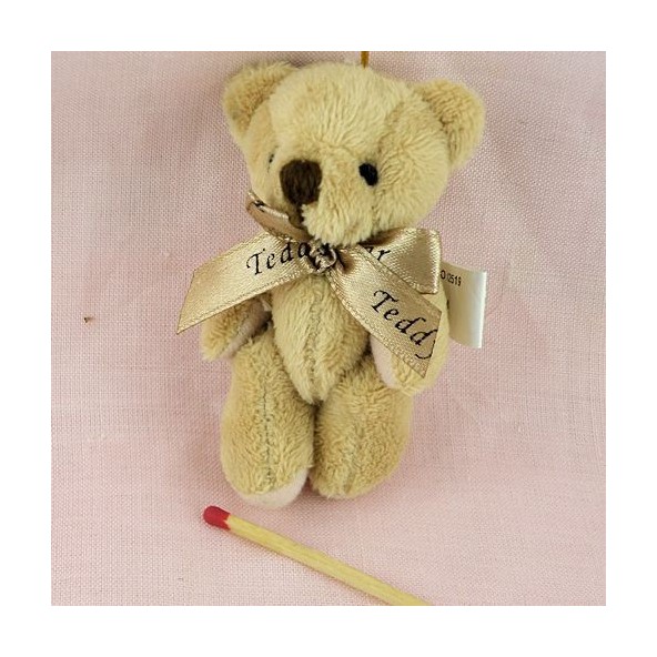 Small plush Bear jointed 7 cms