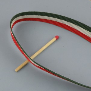 Grosgrain fancy striped ribbon 1 cm.
