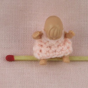 Poupon minuscule miniature pour poupée 