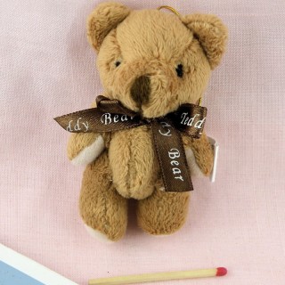 Small plush Bear jointed 8 cms