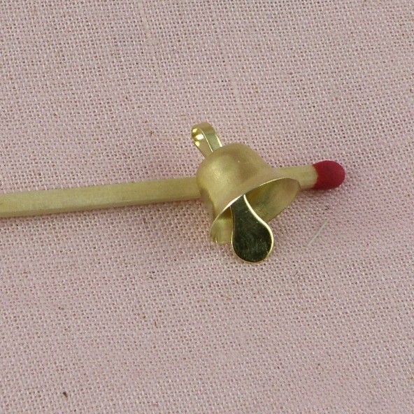 Cloche miniature clochette poupée 14 mm.