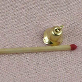 Cloche miniature clochette poupée 14 mm.