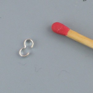 Perles rondes bronze, sertissage 2,5mm.