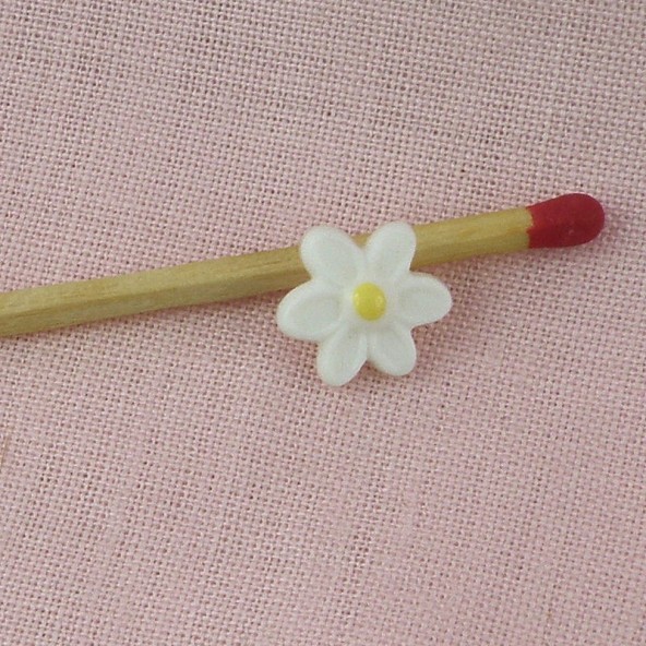 Boutons fleur marguerite 1 cm, 10 mm.