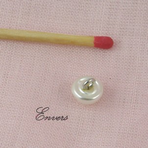 Shank buttons pearl 8 mms.