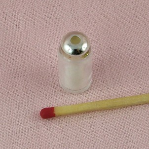 Tiny sugar shaker miniature for doll house, 2,5 cms.