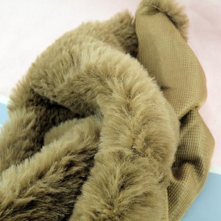 Faux fur fabric for making bears sell by meterd in Alsace