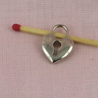 Heart padlock miniature...