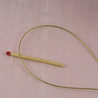 Metallic cord 1 mm.
