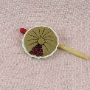 Cherry pie dollhouse miniature,