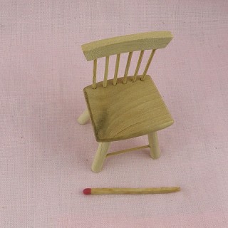 Wooden chair miniature,...