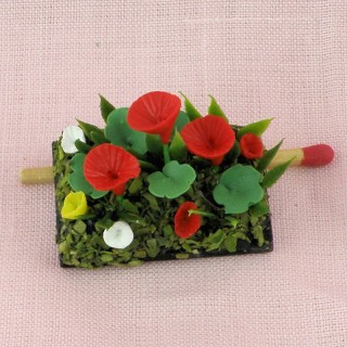 Fleurs miniature jardin maison poupée