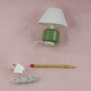 Lampe murale Miniature LED à piles avec interrupteur marche/arrêt,  accessoires pour maison de poupée, échelle 1/12, 1 pièce - AliExpress