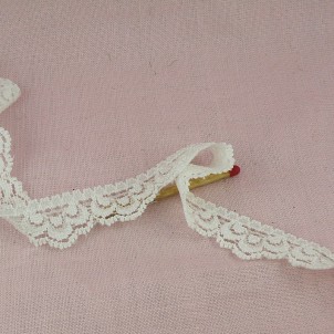 Elastic lace ribbon 19 mms