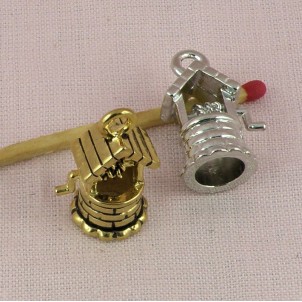 Seau miniature métal, breloque, charm, pendentif, 2,5cm.