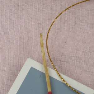 Metallic cord 1 mm.