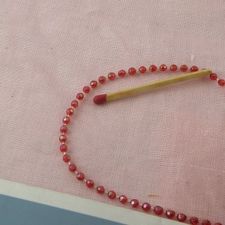 Ruban Petites perles facettes 3 mm