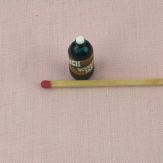 Beer bottle miniature for doll house 25 mms