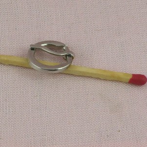Boucle ronde à ardillon miniature 14 mm