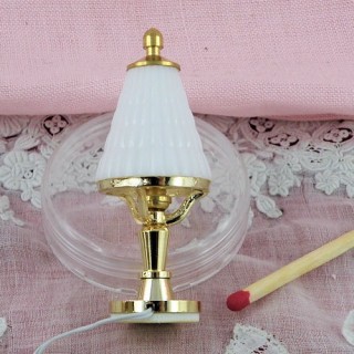Miniature table lamp luxurious 5 cms,  miniature decoration doll's house..