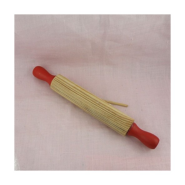 Kleine Rolle Feingebäck kocht Holz Puppe 17 cm.